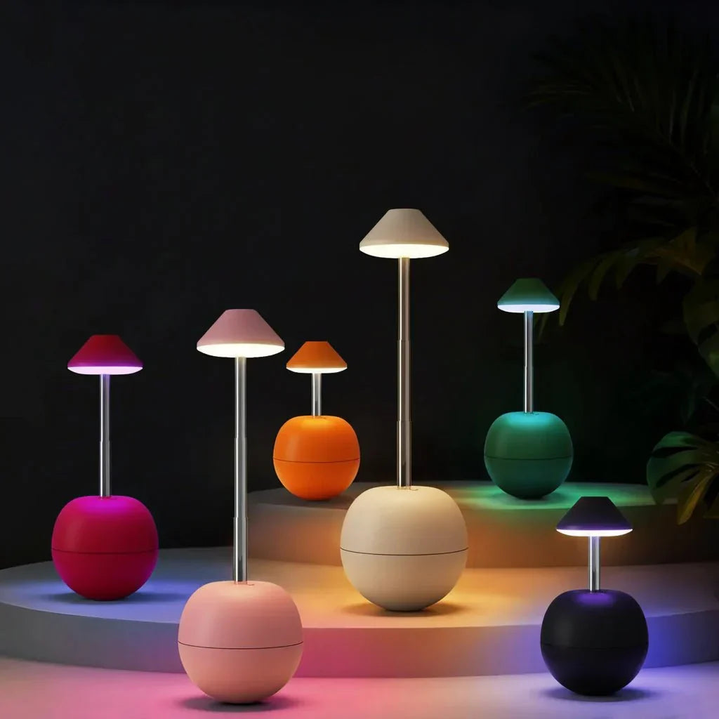 LED Tischlampe mit Fernbedienung | Fernschein