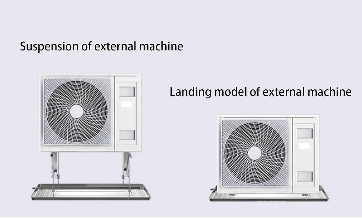 Universal Edelstahl Tropfschale für Klimaanlagen Monoblock Outdoor Kondensatablaufschale (Größe B) Wassersammellösung für effiziente Wechselstromleistung