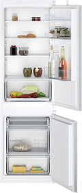 Neff KI5861SE0, N 30, FreshSafe, Kühl-Gefrierkombination 177,2x54,1cm, Nutzinhalt gesamt: 265; 39 dB, Kühlraum: 182, Gefrierraum: 83 Nutzinhalt, Made in Germany, Schleppscharnier