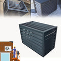 Mini Split Klimaanlage Abdeckung Outdoor, Multifunktionales Pflanzenregal mit 45° geneigtem Gitter, Wetterfest für freie Luftzirkulation