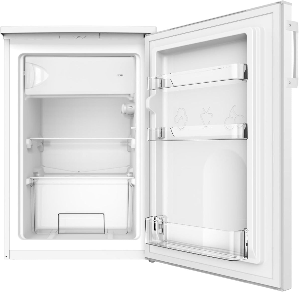 Amica KS 361 300 W Kühlschrank mit Gefrierfach/EEK: C / 107 L Nutzinhalt / 85cm hoch/weiß