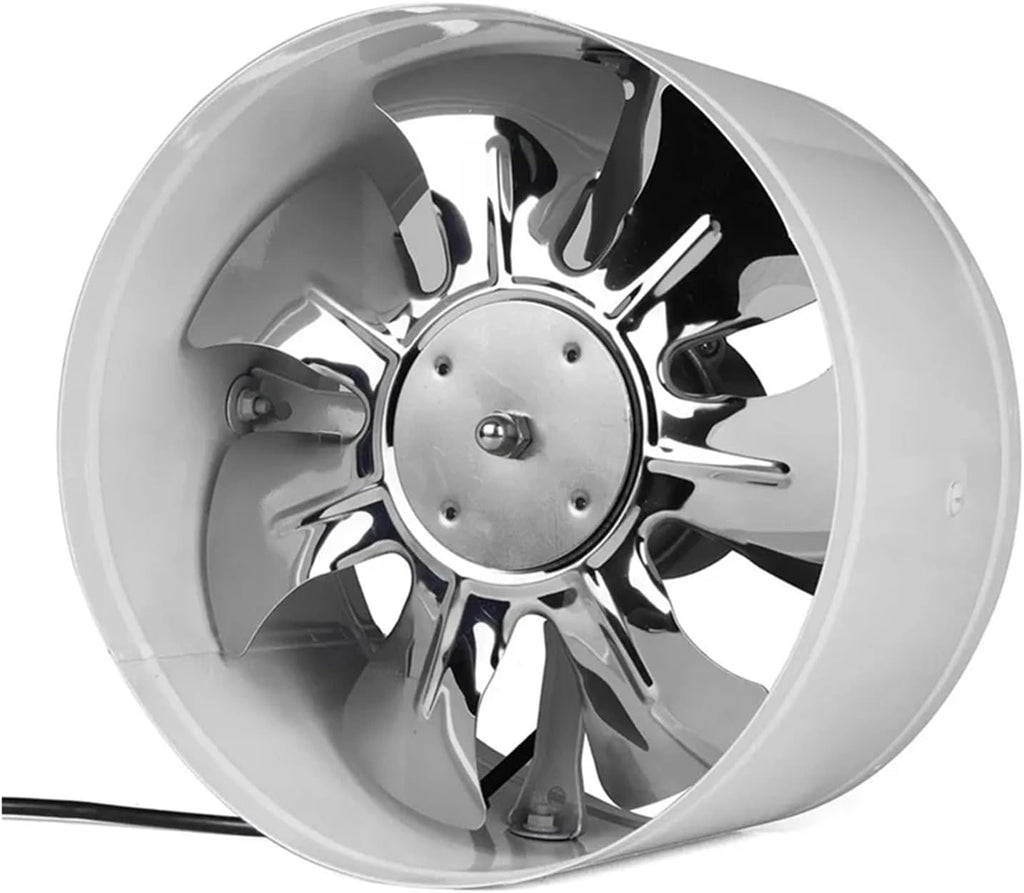10,2 cm Inline-K-Ventilator, Hochleistungs-Abluftgebläse für Luftkühlung und Belüftung, 2 x Booster für Badezimmer/Küche, leise, energieeffizient, Deckenabluftventilator