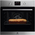 Electrolux EOF4P46X Multifunktions-Backofen, 72 l, Klasse A+, SurroundCook, Pyrolytische Reinigung, 589 x 594 x 569 mm, Edelstahl Anti-Fingerabdruck