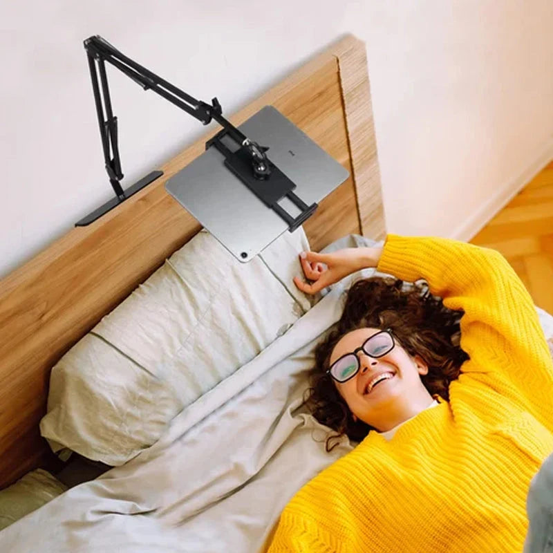 Karnz | Ausziehbarer, versteckter Telefon-/Tablethalter am Bett