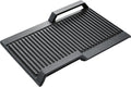 Bosch HEZ390522 Zubehör für Kochfelder, Grillplatte, ideal für das Braten von Steak und Gemüse wie auf einem Grill, Made in Germany