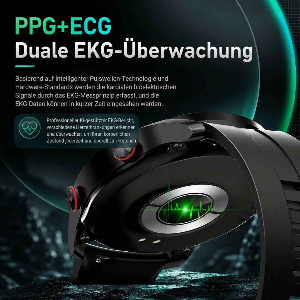 Smartwatch für Herren mit Gesundheitsfunktionen | Vigorion