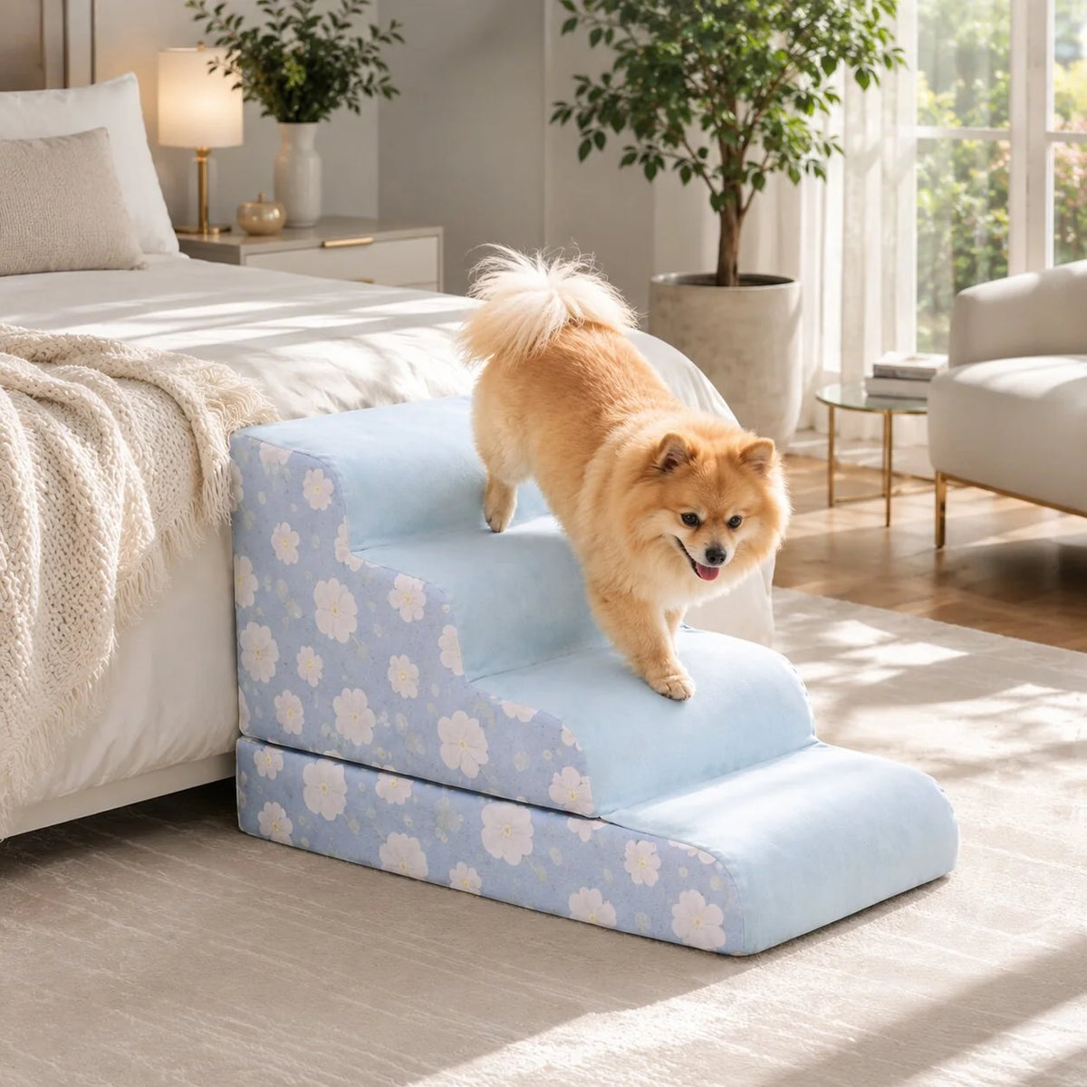 Hundetreppe für Bett und Sofa | Pfotenstufe