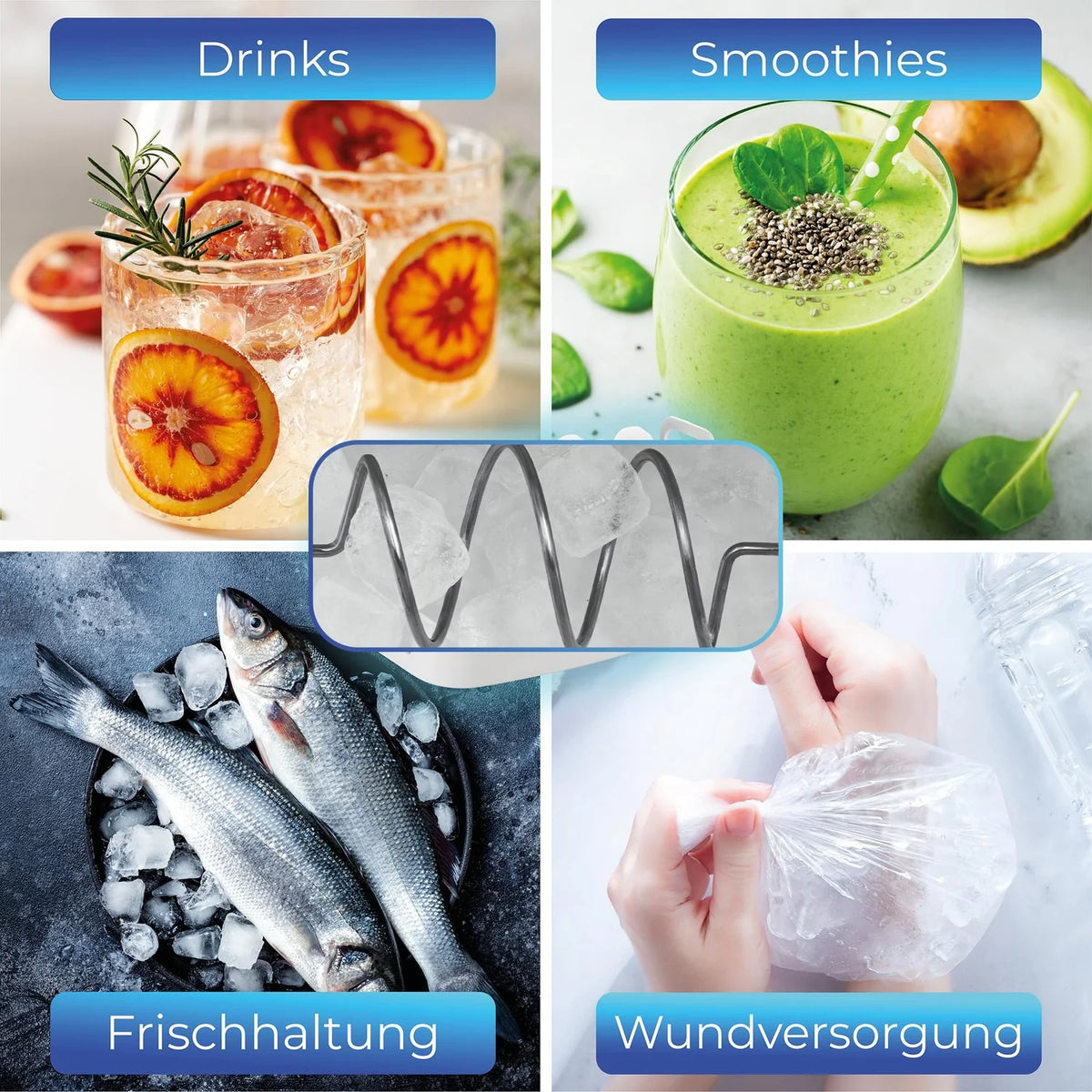 3-in-1 Eiswürfelmaschine