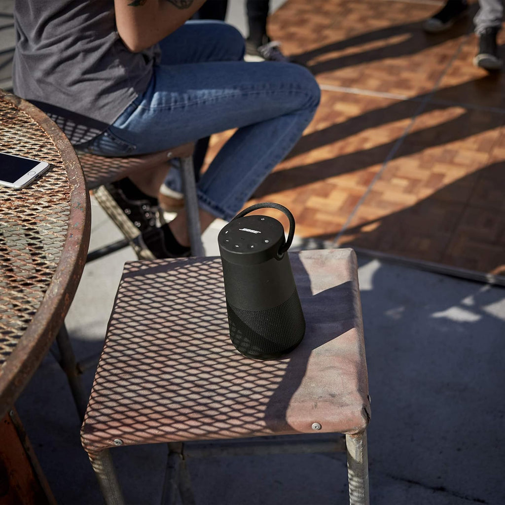 Bose SoundLink Revolve+ (Serie II) Bluetooth Speaker – Tragbarer, wasserabweisender kabelloser Lautsprecher mit Langer Akkulaufzeit, Schwarz