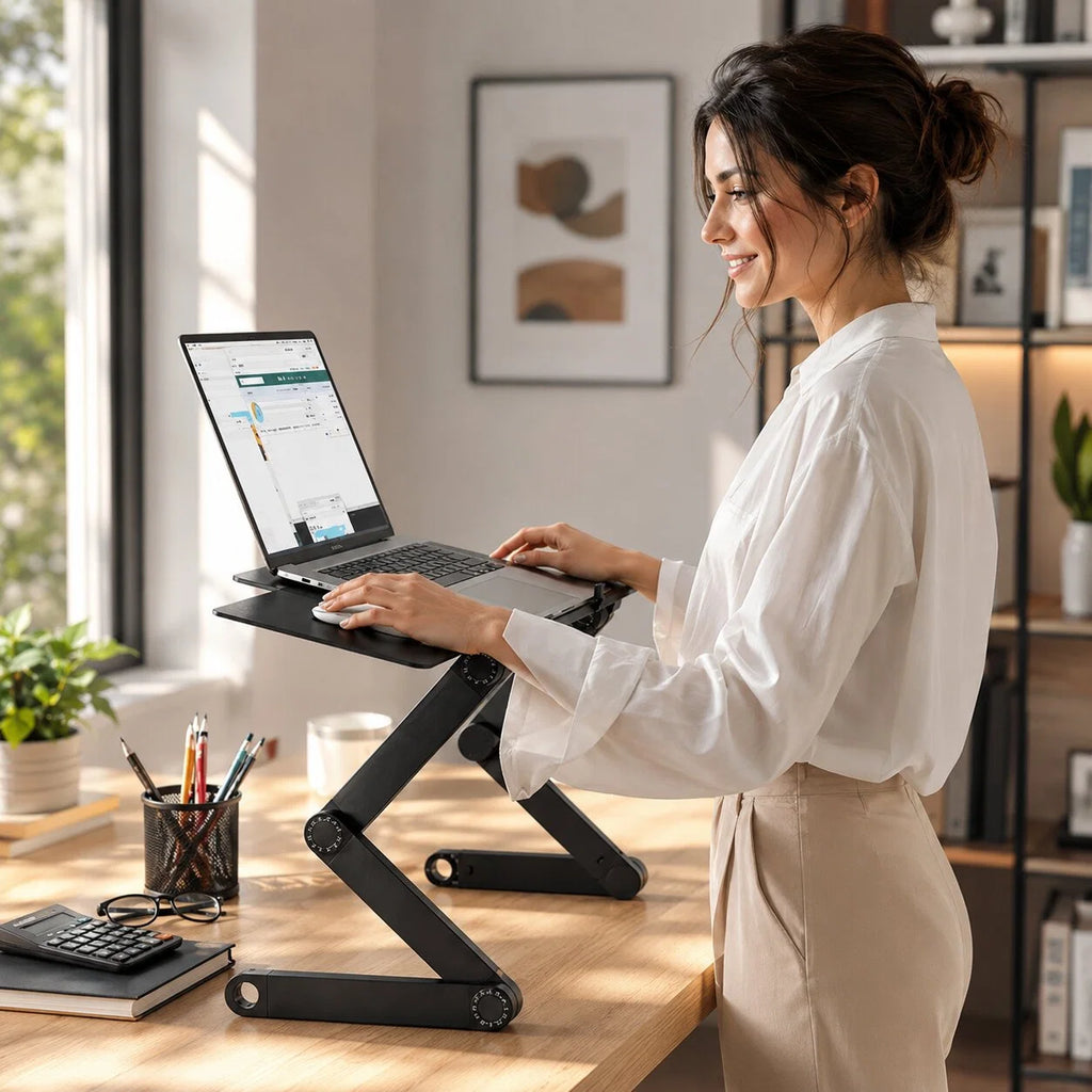 Verstellbarer Laptopständer mit 360 Grad Drehfunktion | Drehpultus