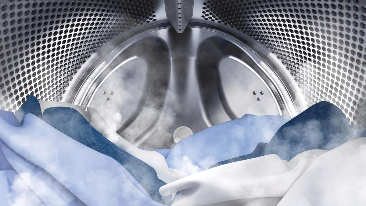 Privileg PWFV X 953 N Waschmaschine Frontlader/1400 U/min/9 kg/EEK B/Push & Go Steam/Kurz 30'/ Schnell 20°,40°,60°/Kurz 45'/Inverter-Motor/Mehrfachwasserschutz/Water Balance Plus