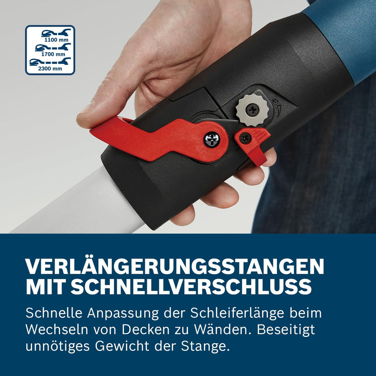 Bosch Professional Trockenbauschleifer GTR 55-225 (550 Watt, Schleifteller-Ø 215mm, inkl. 1x Schleifblatt M480, 1x Schleifteller-Set weich, 3x Kabelclip, Handwerkerkoffer)