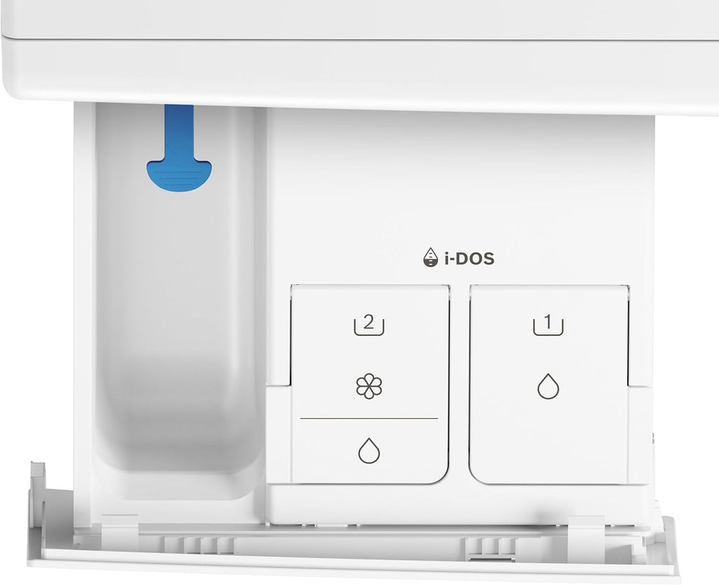 WGH244A40, Serie 6, Smarte Waschmaschine 9 kg, 1400 UpM, i-DOS, Fleckenautomatik, Iron Assist für weniger Falten, Nachlegefunktion, Active Water Plus, Hygienisch Waschen
