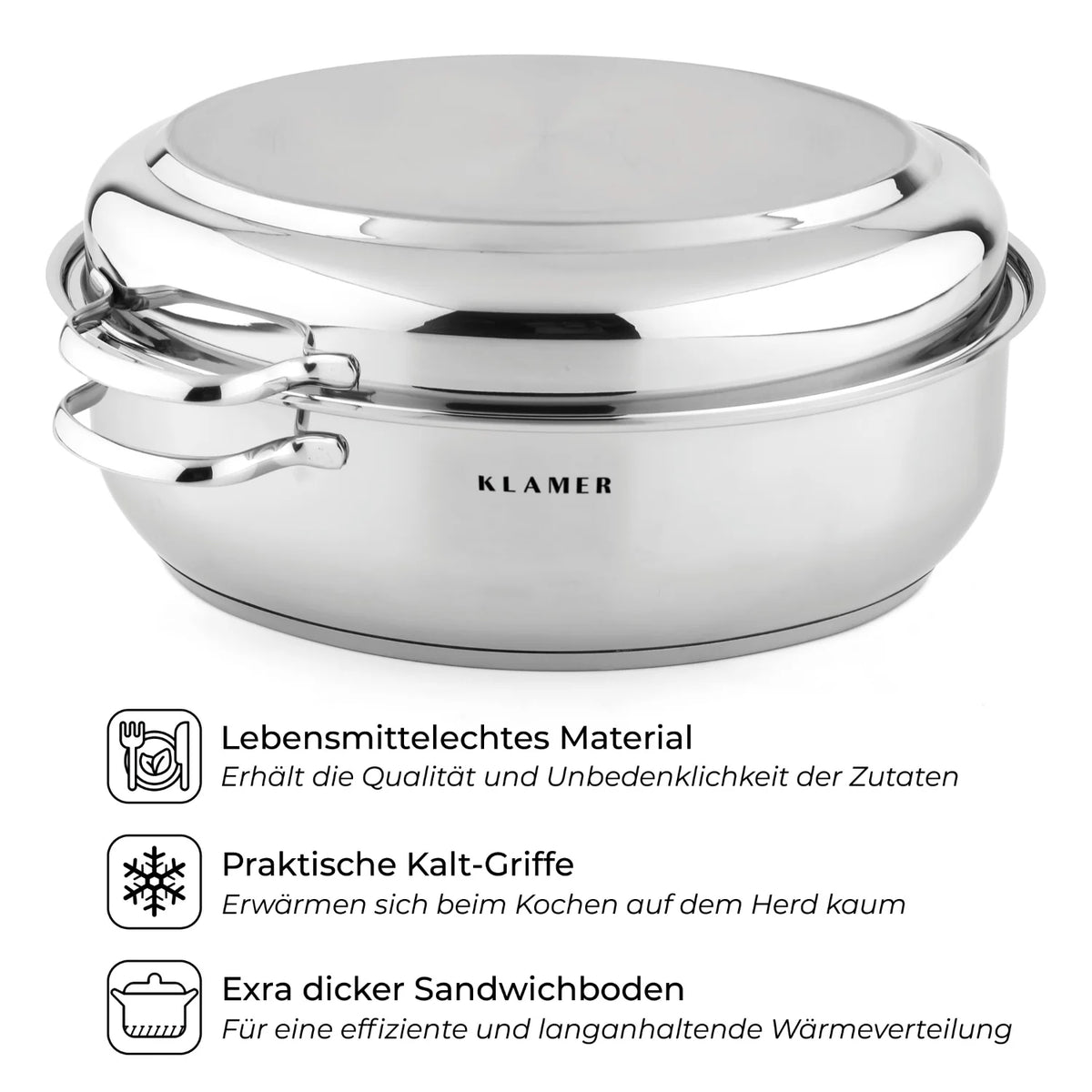 Edelstahl-Bräter