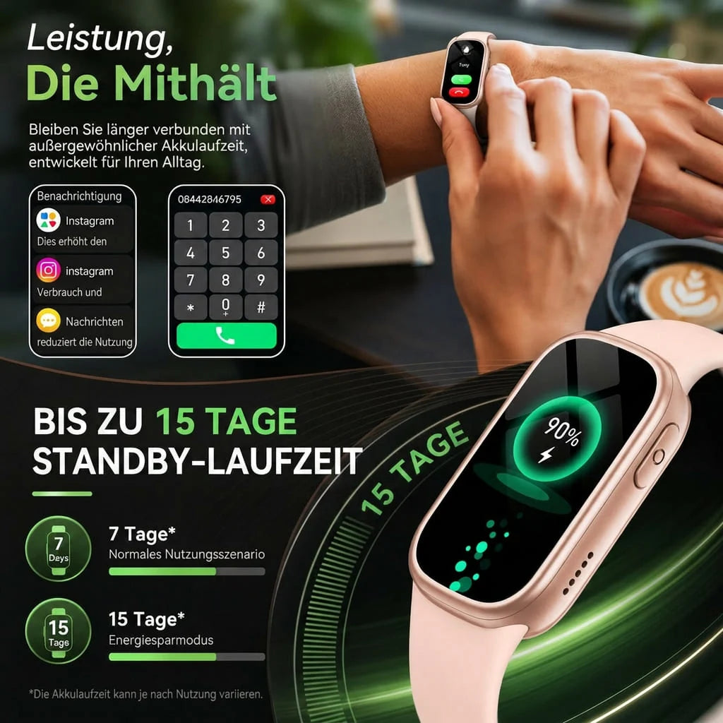 Smartwatch mit Telefonfunktion | Armbandor
