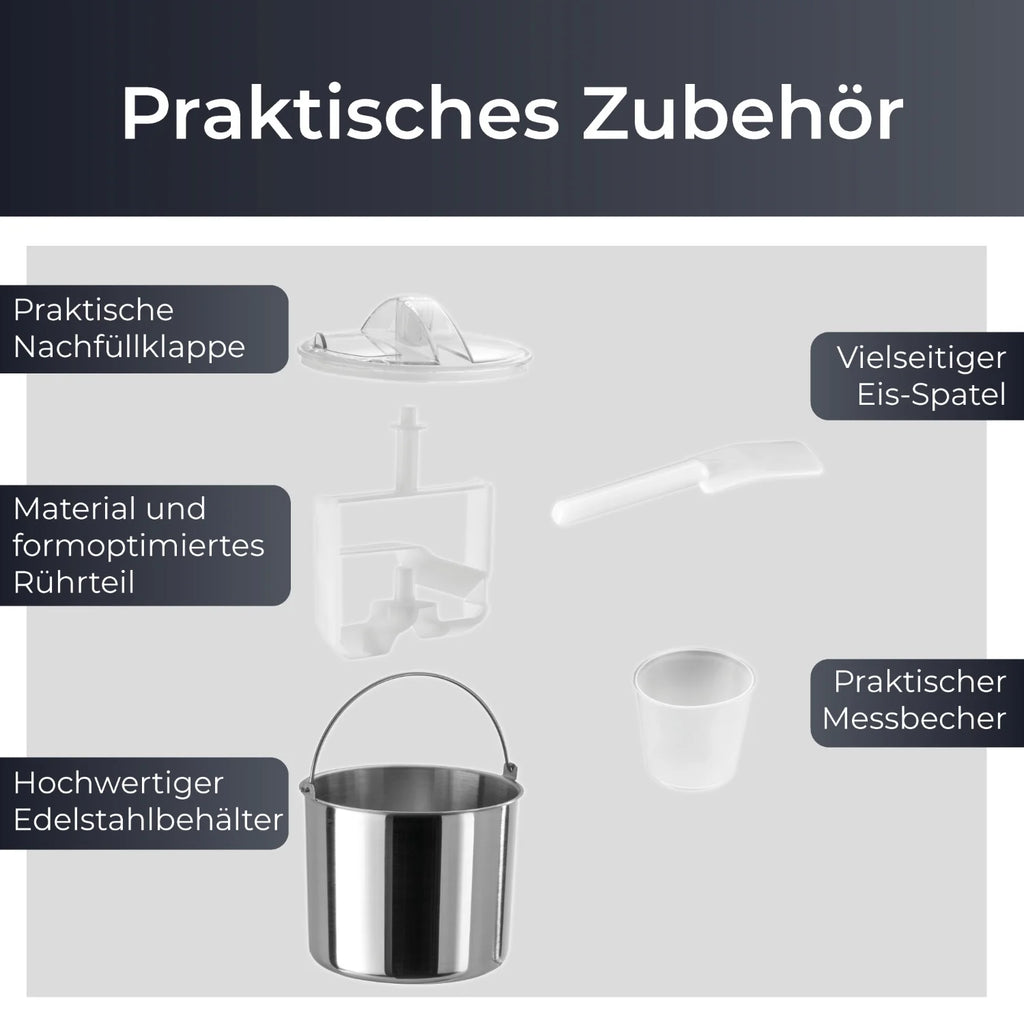 2-in-1 Eismaschine 2L