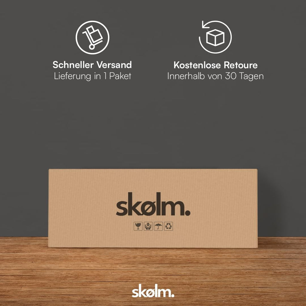 skølm Ituri Metall Kommode – Metallschrank mit 3 verstellbaren Fächern – Sideboard Wohnzimmer Terrakotta – Aufbewahrungsschrank aus Stahl – Highboard im Industrial Design – Büroschrank/Flurschrank