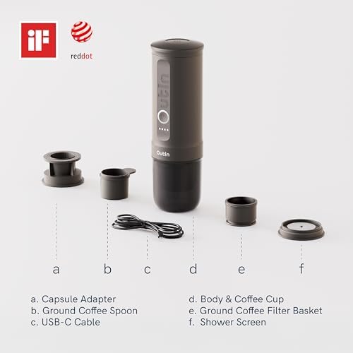 OutIn Nano Tragbare Espressomaschine und abnehmbarer Ständer im Set