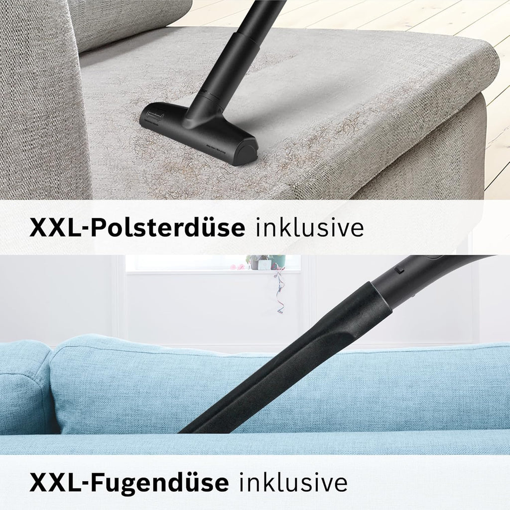 Bosch Staubsauger beutellos Serie 6 BGC41X36, Bodenstaubsauger, ideal für Allergiker, Hygiene-Filter, Bodendüse für Parkett, Teppich, Fliesen, Starke Saugleistung, leise, 700 W, blau