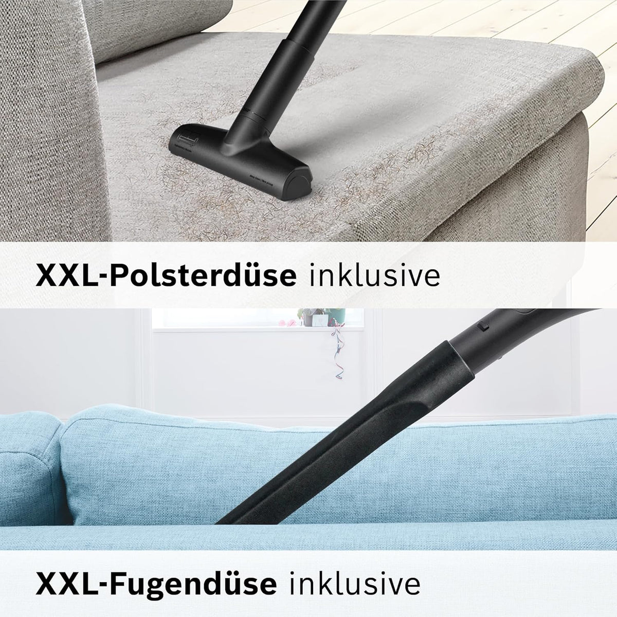 Bosch Staubsauger beutellos Serie 6 BGC41X36, Bodenstaubsauger, ideal für Allergiker, Hygiene-Filter, Bodendüse für Parkett, Teppich, Fliesen, Starke Saugleistung, leise, 700 W, blau