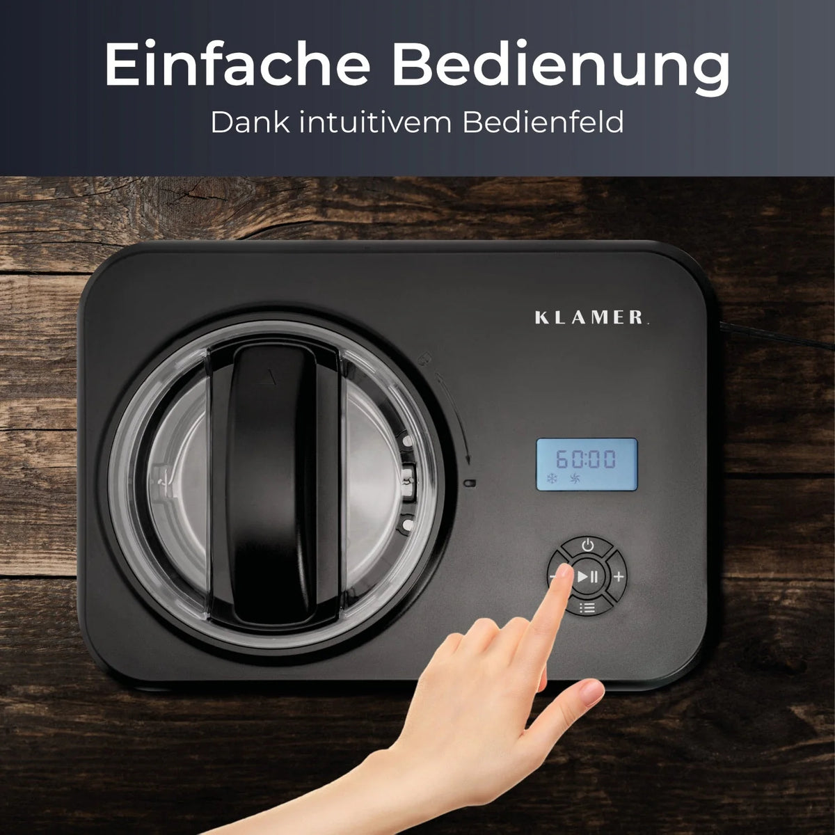 Eismaschine Kompakt 1.5L