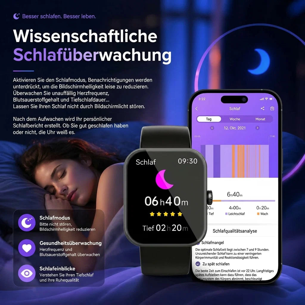 Fitness Tracker Smartwatch | Zeitfeder