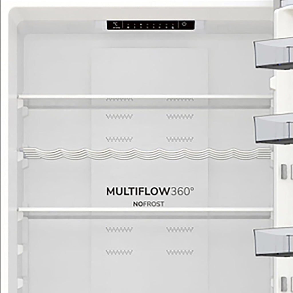 Gorenje NRK620AA1XL4 Kühl-Gefrierkombination/Freistehend/ 336L Gesamtvolumen/ 35dB/ EEK: A/NoFrost Plus/CrispZone mit HumidityControl/FastFreeze/Inverter-Kompressor/ (BxHxT): 59,5× 201,7× 57,9 cm