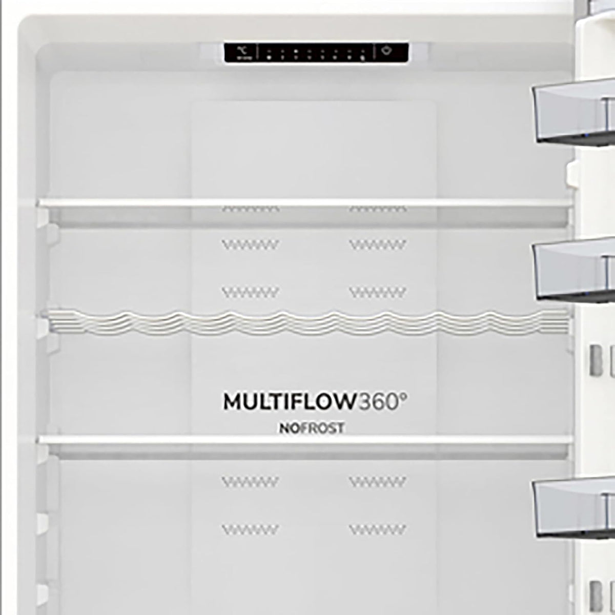 Gorenje NRK620AA1XL4 Kühl-Gefrierkombination/Freistehend/ 336L Gesamtvolumen/ 35dB/ EEK: A/NoFrost Plus/CrispZone mit HumidityControl/FastFreeze/Inverter-Kompressor/ (BxHxT): 59,5× 201,7× 57,9 cm