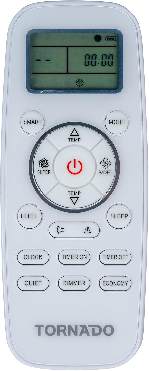 Tornado TPYAB-09ABG CLIMATISEUR Portable, 9000 BTU, WI-FI, CHAUFFAGE/REFROIDISSEMENT, 2600W, R290, 86,5 cm