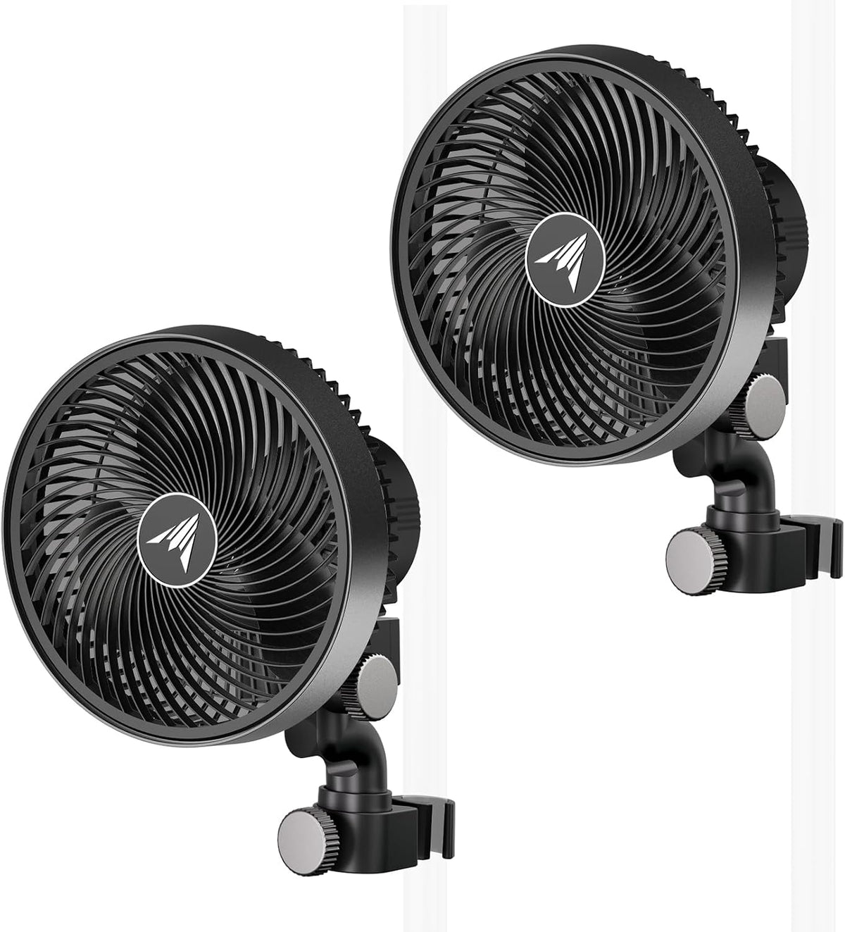 AC Infinity CLOUDRAY S6 (2er-Pack) – Clip-Ventilator 150mm für Grow Zelte, mit langlebigem EC-Motor, 10 Windstufen, 10 Oszillationsstufen, für Umluft und Kühlung im Indoor Grow