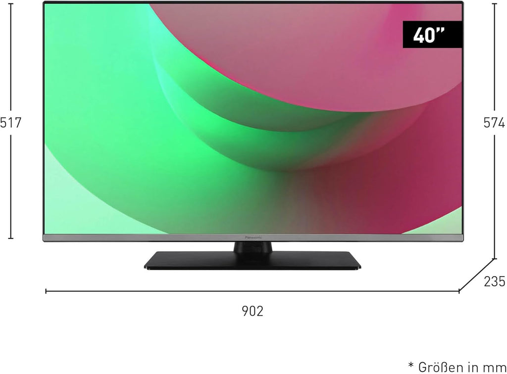 Panasonic TB-40S45AEZ, S45 Serie 40 Zoll Full HD LED Smart TV, 2024, TiVo, Google- und Alexa-Sprachsteuerung, Gaming-Modus, Media Player, HDR, HDMI, für EIN außergewöhnliches visuelles Erlebnis