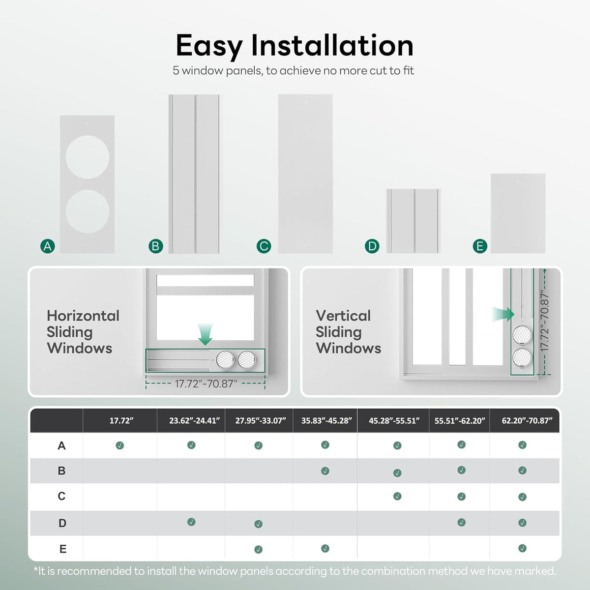 ZAFRO Inverter Tragbare Klimaanlage, 14000 BTU (10000 BTU SACC), intelligente AC-Einheit mit ultra-leiser Kühlung (42 dB)/ohne Drainage/24-Stunden-Timer/APP/Steuerung