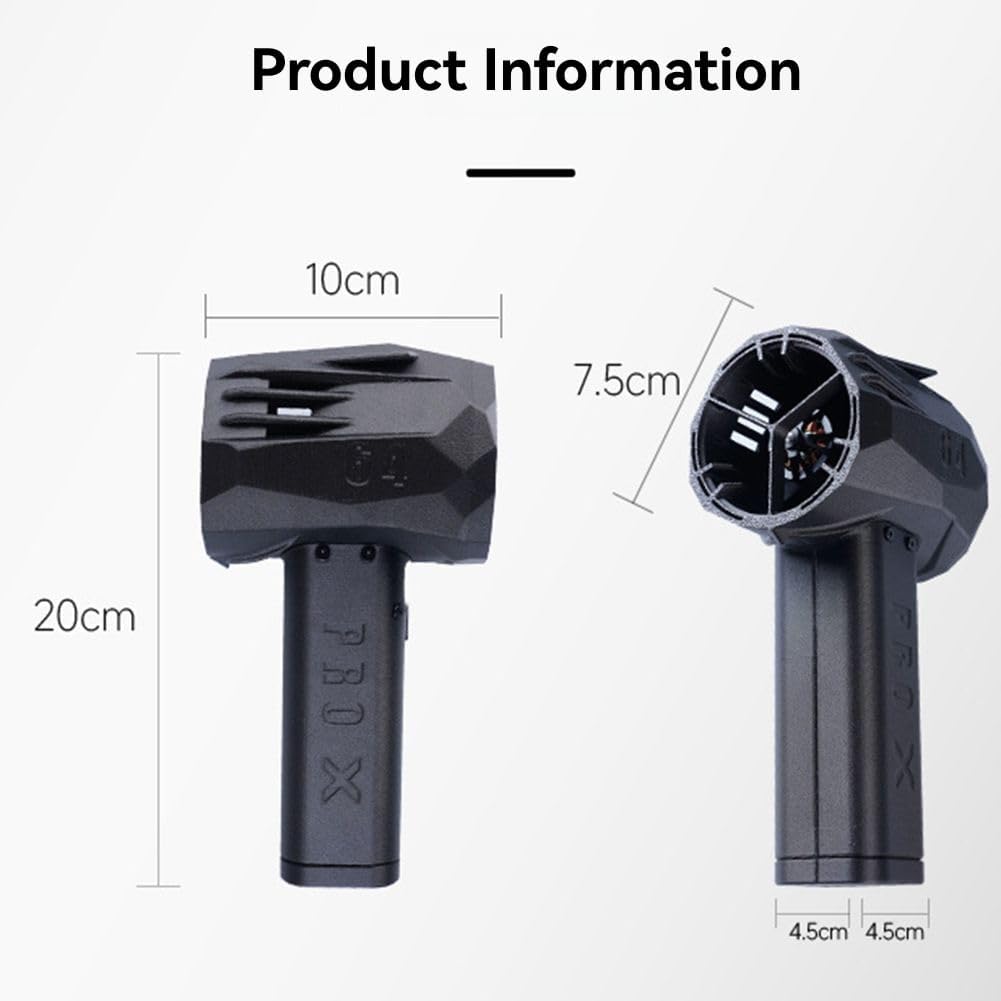 X64 PRO Luftgebläse Mini 750W Handheld Turbo Ventilator Bürstenloser Motor 350 Km/H Luftgeschwindigkeit 1,5 Kg/S Schub