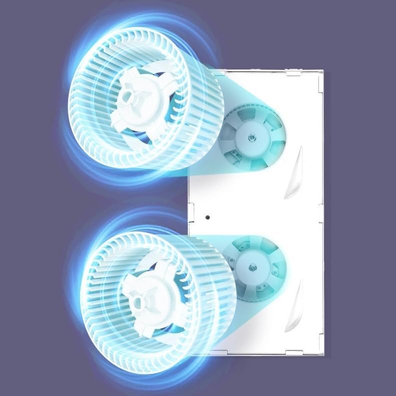 Multifunktionaler Ventilator für Küche und Lager mit abgehängter Decke. Installation eines Hochleistungs-Ventilators für das Badezimmer.