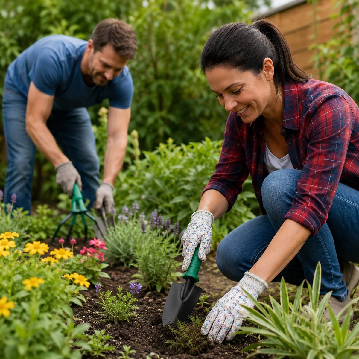 Gartenwerkzeug Set mit Koffer | Edelgärtner