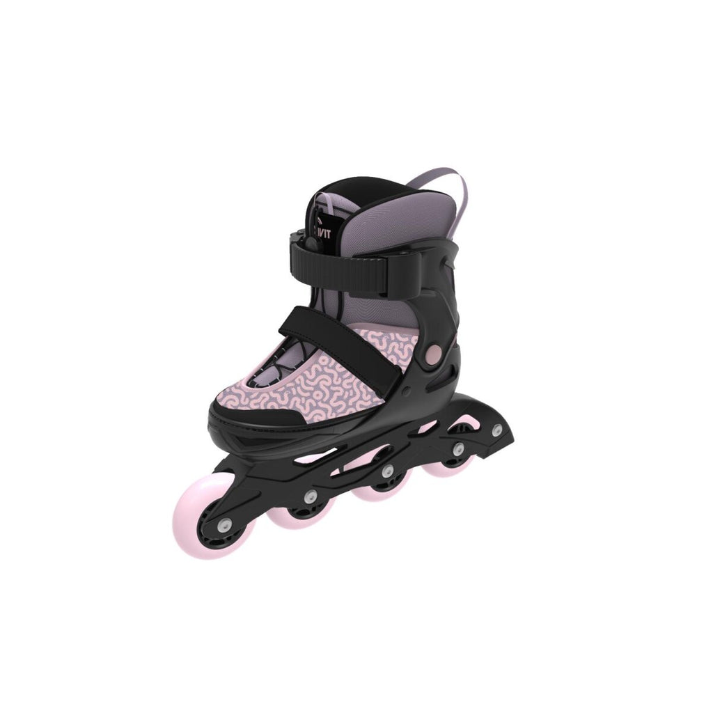 CRIVIT Kinder-Softboot-Inlineskates, mit Anziehhilfe und Tragegriff (Rosa, 29-33) - B-Ware sehr gut