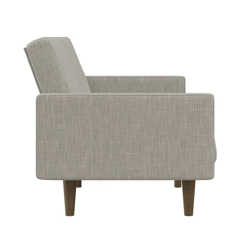 Adria Twin 78.5” Wide Split Back Convertible Sofa