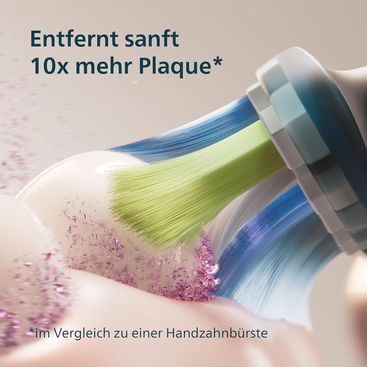 Sonicare DiamondClean 9000 elektrische Zahnbürste, Schallzahnbürste mit App, Andruckkontrolle, 4 Putzmodi, 3 Intensitätsstufen, Ladeglas, Schwarz und Roségold, Zweierpack, Modell HX9914/57