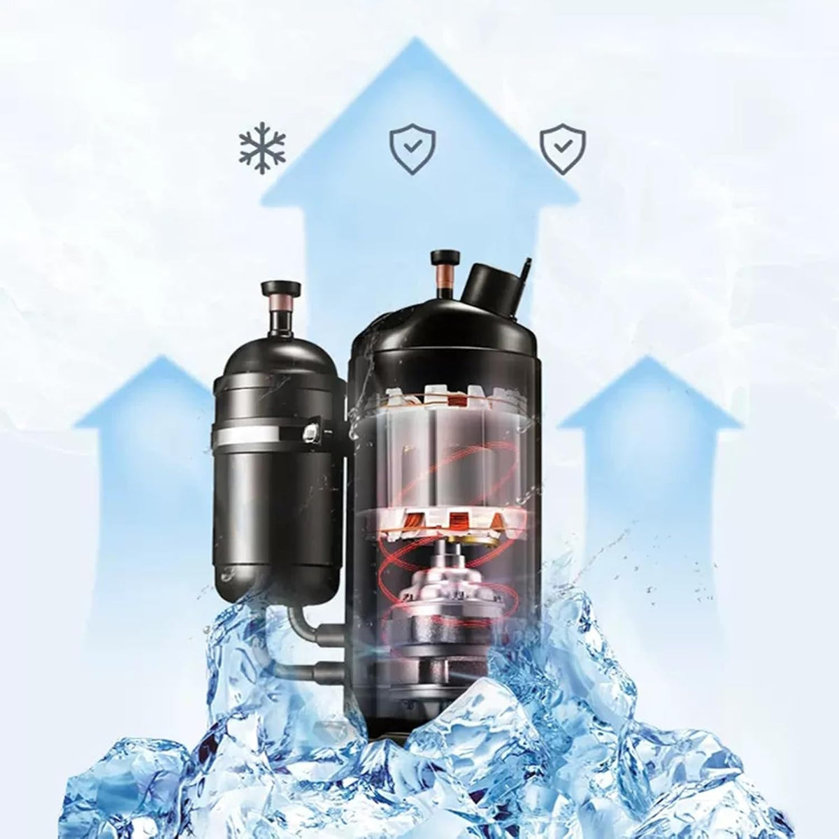 Eismaschine 22–30 l/h Softeismaschinen, kommerzieller Tricolor-Desktop-Automat for Einfrieren von süßen Eistüten Eismaschine für Haushalt
