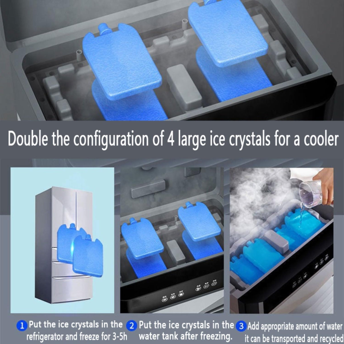 Klimaanlage Mobile Klimagerät mit Wasserkühlung Leise Luftkühler Air Conditioner mit 120°Oszillierend 1-12Timer leiser Betrieb 45L Wassertank Verdunstungskühler für Zimmer Wohnungen