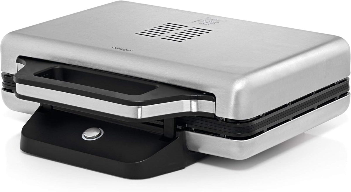 WMF Lono Toaster Glas mit Brtchenaufsatz, 2 Scheiben, XXL, motorisierte Toastaufnahme, Aufwrm-Funktion, 7 Brunungsstufen, Toaster edelstahl matt