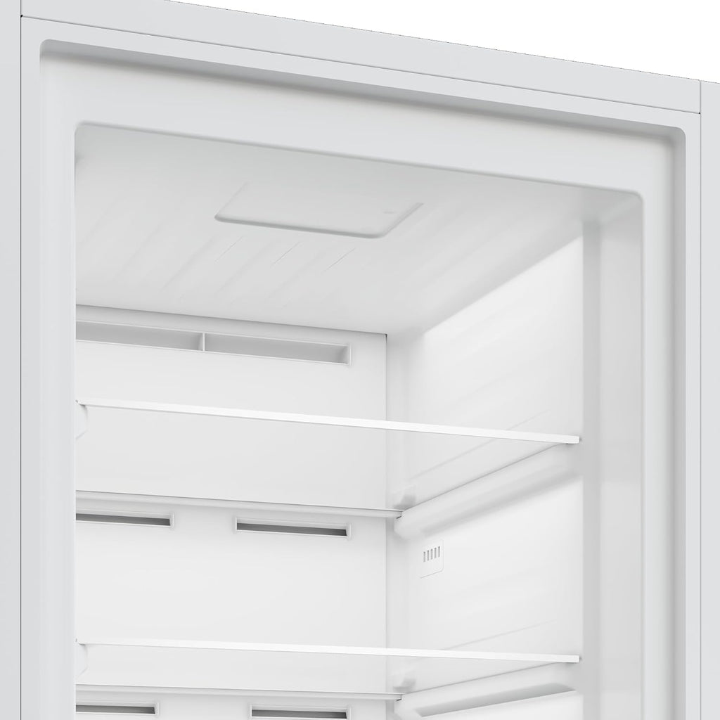 Beko B7RFNE316W Gefrierschrank, 286 l Nettovolumen, No Frost, Schnellgefrierfunktion, Multifunktionsdisplay, 5 Gefrierschubladen + 3 Fächer, 34 dB (A), in unbeheizten Räumen nutzbar, Weiß