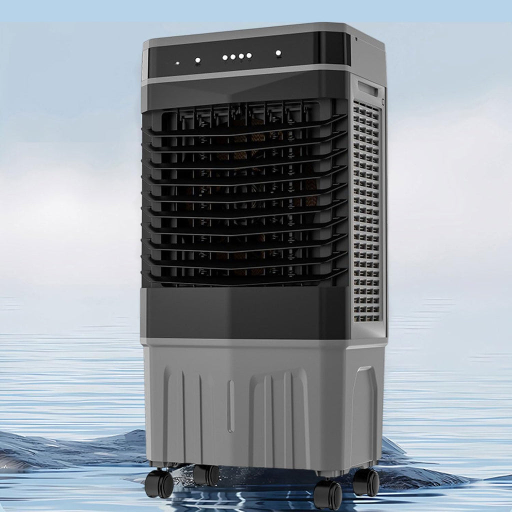 Klimaanlage Mobile Klimagerät mit Wasserkühlung Leise Luftkühler Air Conditioner mit 120°Oszillierend 1-12Timer leiser Betrieb 45L Wassertank Verdunstungskühler für Zimmer Wohnungen