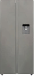 PKM SBS436NFWDIX, Side by Side Kühl-Gefrierkombination Inox 450 L/2-türig mit Wasserspender/180 Liter 4 Sterne Gefrierfach/Frostfrei/41 dB