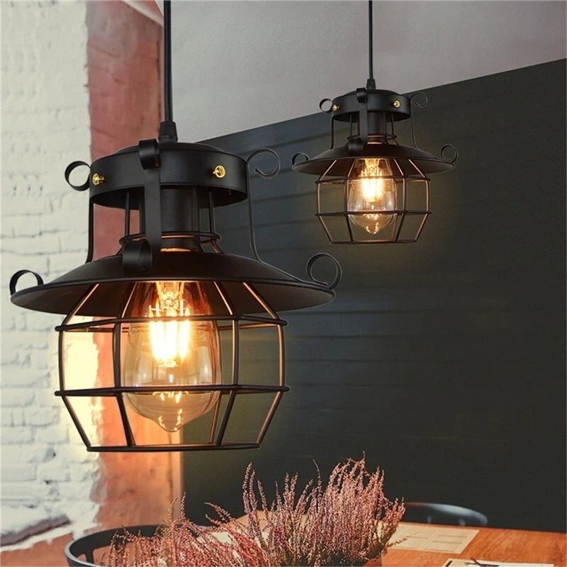 Sandsberg Antike industrielle Loft-Deckenlampe