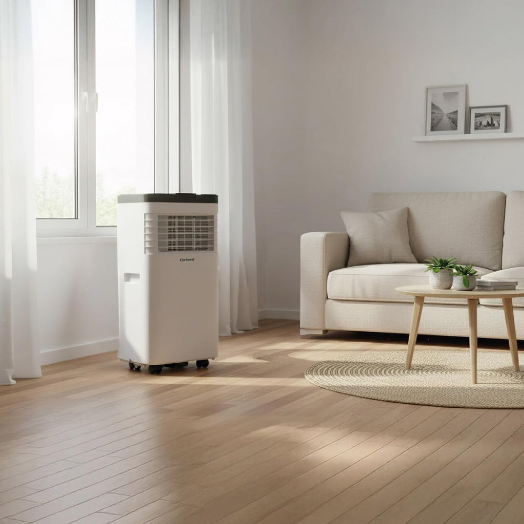 Corberó 3-in-1-Klimaanlage mit Fernbedienung | CPC09 | 2600 W | 12-18 m² | 16-31 °C | Kühlung | Heizung | Entfeuchtung | 2 Geschwindigkeiten | 24h Timer
