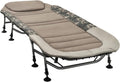 MK-Angelsport Anglerliege XL bis 150kg Fort Knox Karpfenliege X-Pro Camo Angelliege Bedchair Gartenliege Liege 8-Bein Gästebett Camping Olivgrün