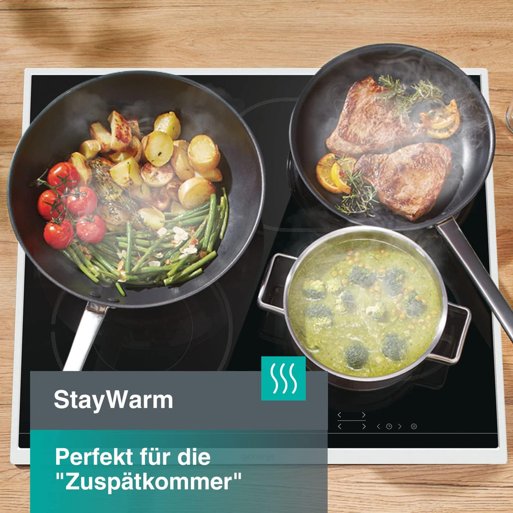 Gorenje GI6401BCE Induktions-Kochfeld / 60 cm/TouchControl/PowerBoost/Timer/ChildLock/Restwärmeanzeige/Schwarz