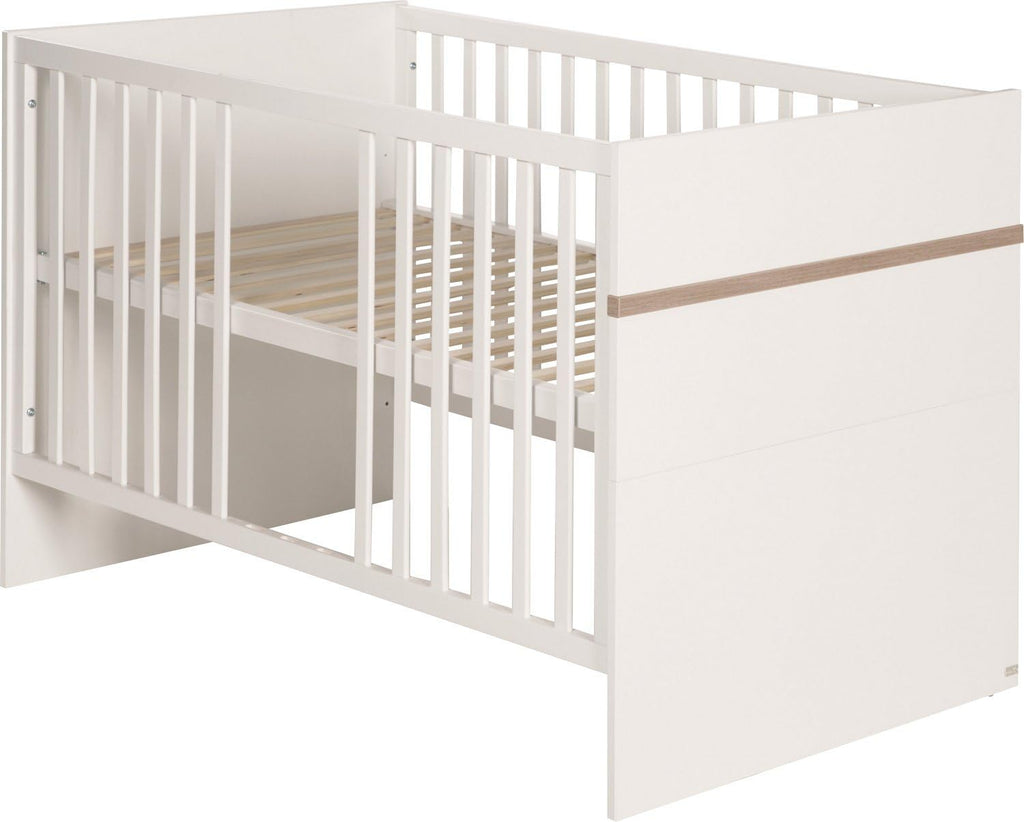 roba Kindermöbelset 'Pia‘, 3-teilig, inkl. Kinderbett 70x140cm, Wickelkommode, Kleiderschrank, weiß