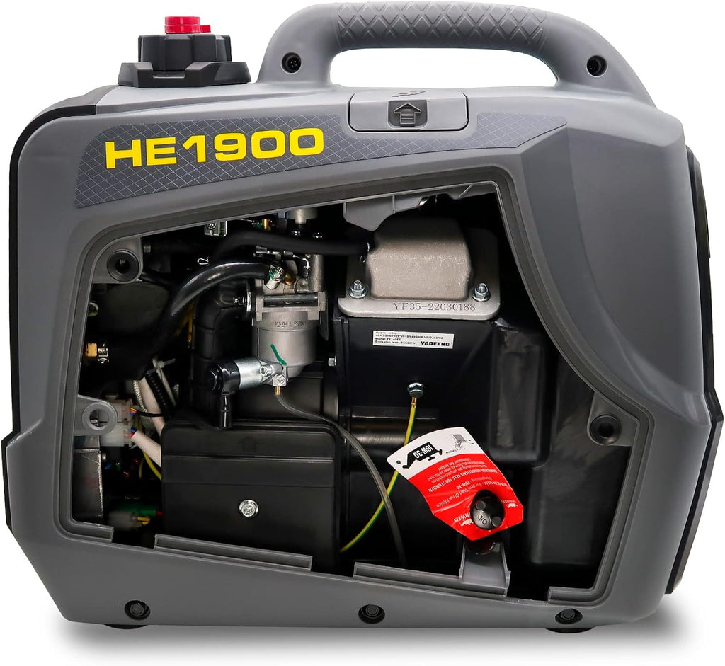 Stromgenerator Dual Fuel Inverter - mobiler 2300 Watt Stromerzeuger Benzin LPG Gas Generator - 4 Takt Notstromaggregat mit AVR-System - Leise Leicht Kompakt - Parallelbetrieb möglich